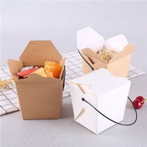 Kraft-Papier-Box mit Griff